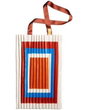 MULTITUDES BAGS Grand Sac À Main À Imprimé Géométrique - White