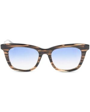 OAMC Sonnenbrille Mit Eckigem Gestell - Braun