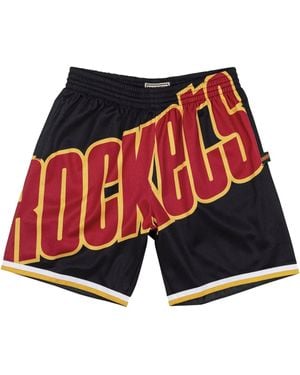 Mitchell & Ness Houston Rockets Shorts - Red