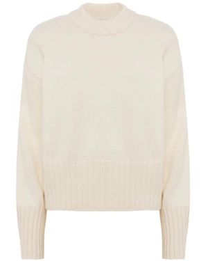 Laneus Kastiger Pullover - Weiß