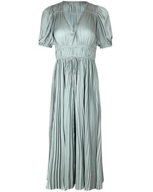 Ulla Johnson Audra Pleated Dress - Blue