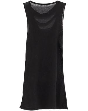Paloma Wool Top Met Ronde Hals - Zwart
