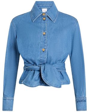 Patou Knot Shirt - Blue