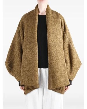 Uma Wang Oversized-Jacke Mit Schalkragen - Braun