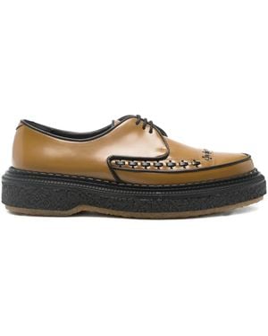 Adieu Type 101 Leather Derby Shoes - Brown