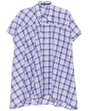 Sofie D'Hoore Check-Pattern Shirt - Blue