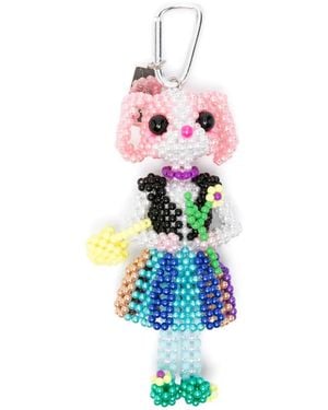 Chopova Lowena Llavero Bunny Shepherdess - Blanco