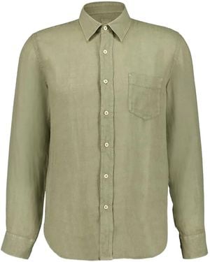 120% Lino Linen Shirt - Green