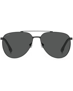 BOSS Gafas De Sol Con Montura Estilo Piloto - Gris