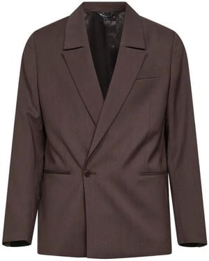 Costumein Donatien Virgin Wool Blazer - Brown