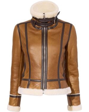 Proenza Schouler Arlo Leather Jacket - Brown