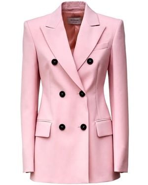 Sportmax Adamo Double-Breasted Blazer - Pink