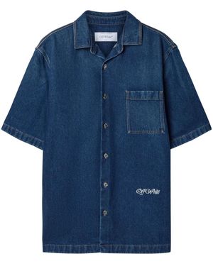 Off-White c/o Virgil Abloh Denim Over Shirt - Blue