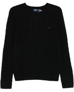 Polo Ralph Lauren Cable-knit sweater - Schwarz