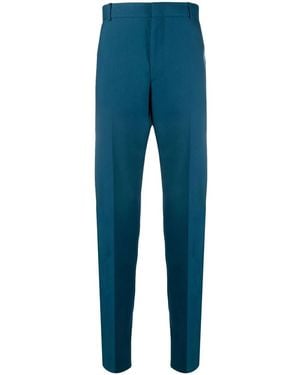 McQueen Alexander Mc Queen Tailored Tapered-leg Trousers - Blue