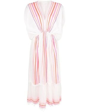lemlem Vestido Eshe A Rayas - Rosa