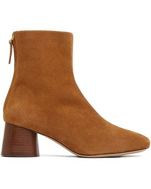 Mansur Gavriel Stiefel Mit Blockabsatz 55Mm - Braun