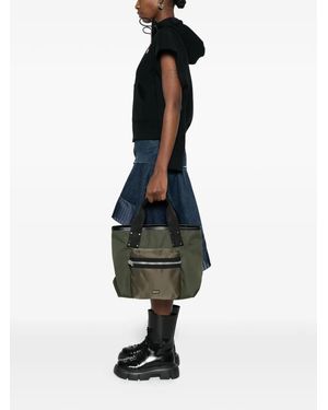 Sacai Multi-Pocket Tote Bag in Black | Lyst