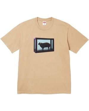 Supreme X Damien Hirst Printed T-Shirt - Natural