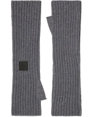 Ferragamo Thumbhole-Design Hand Warmer - Gray