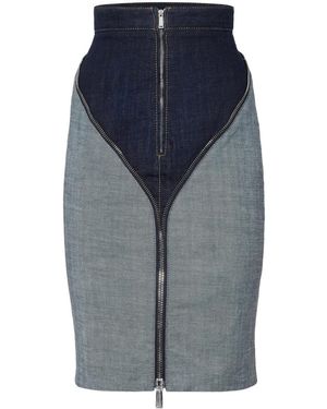DSquared² Bleistiftrock aus Denim - Blau