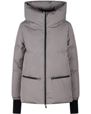 Herno Padded Hooded Jacket - Grey