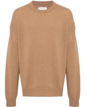 Jil Sander クルーネック カシミアセーター - ブラウン