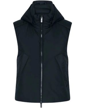 Marella Hooded Puffer Vest - Blue