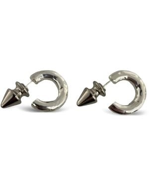 Innerraum Boucles D'Oreilles À Clous Pointus - Métallisé