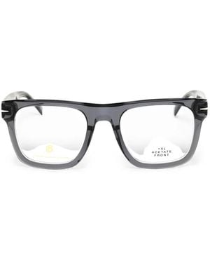 David Beckham Square-Frame Glasses - Gray