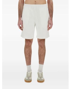 Lacoste Cotton Cargo Shorts - White