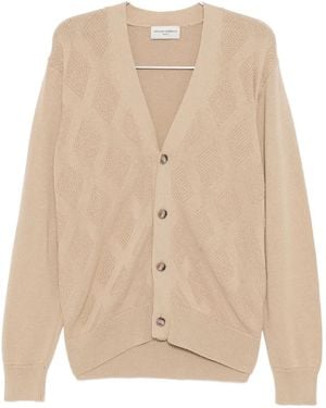 Officine Generale Miles Cotton Cardigan - Natural