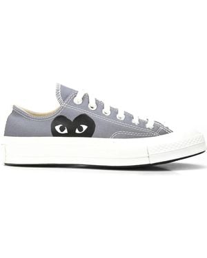 COMME DES GARÇONS PLAY Comme Des Garçons Play X Converse 70s Canvas Low-top Sneakers - Gray