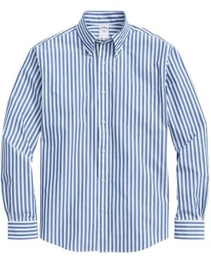Brooks Brothers Camicia A Righe - Blu