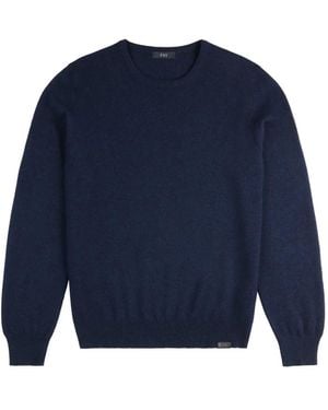 Fay Crew-Neck Sweater - Blue