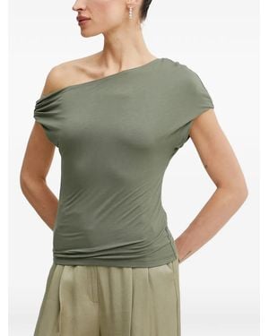Guess One-Shoulder Top - Green