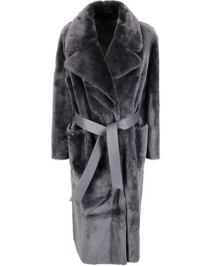 DESA NINETEENSEVENTYTWO Cappotto Con Cintura - Grigio