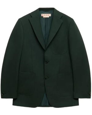 Marni Deep- Techno-Fabric Jacket - Green