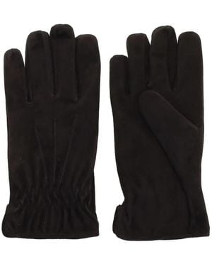 Al Duca d'Aosta Elasticated-Cuffs Gloves - Noir