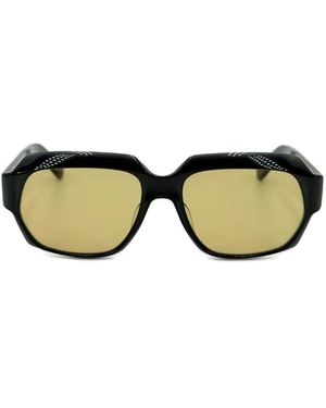 Yellows Plus Greg Geometric Sunglasses - Natural