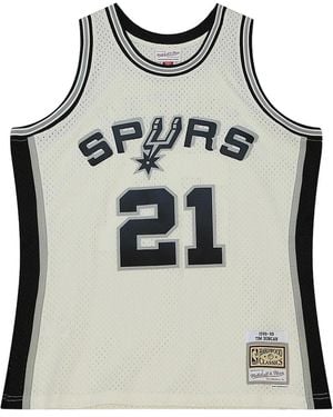 Mitchell & Ness Spurs 1998 "Tim Duncan Tank Top - Grey