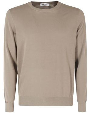 Kangra Crew-Neck Jumper - Natural