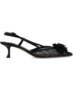 Jimmy Choo Mimmi Slingback Court Shoes - Black