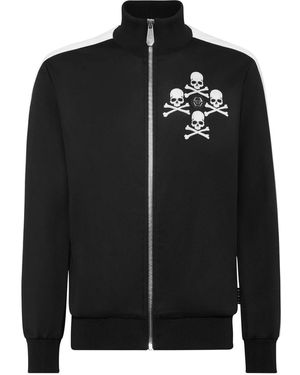 Philipp Plein Skull&Bones Track Jacket - Black