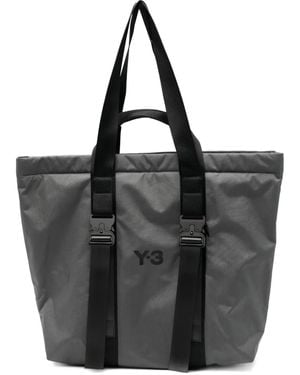 Y-3 Shopper Met Logo - Zwart