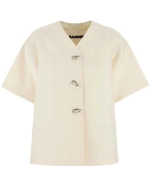 Jil Sander コットン ジャケット - ナチュラル