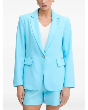 Morgan Vacy Single-Breasted Blazer - Blue