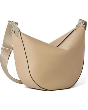 Fendi Medium Melon Crescent-Shaped Messenger Bag - Natural