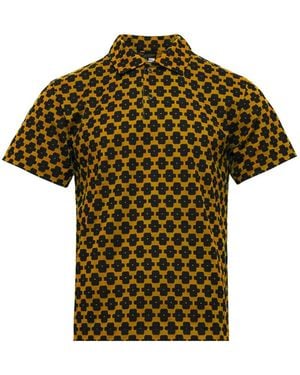 Comme des Garçons Printed Polo Shirt - Green