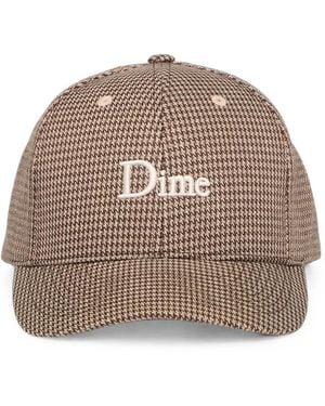 Dime Classic Low Pro Houndstooth Cap - Brown